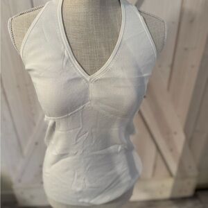 White Sleeveless Women's Top